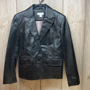 Worthington Black Leather Jacket