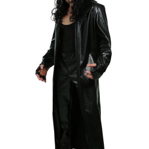 Wwe Undertaker Black Leather Coat