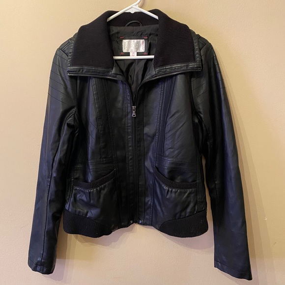 Xhilaration Black Leather Jacket