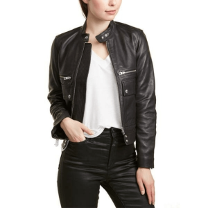 Zadig & Voltaire Love Cuir Spi Black Leather Jacket