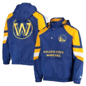 Golden State Warriors Starter NBA Team Royal_Gold The Pro II Jacket