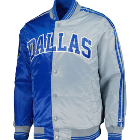 NBA Dallas Mavericks Starter Royal/Gray Varsity Jacket