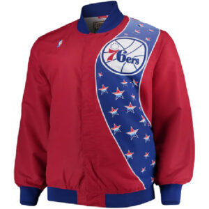 NBA Philadelphia 76ers Hardwood Classics Varsity Jacket