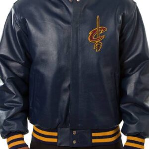 NBA Team Cleveland Cavaliers Navy Blue Varsity Jackets