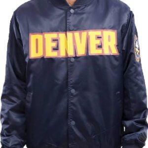 NBA Team Denver Nuggets Team Big Logo Varsity Jacket