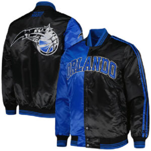 Orlando Magic NBA Team Starter Fast Break Blue/Black Varsity Jacket