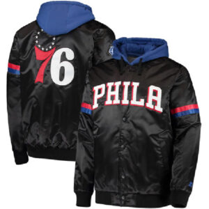 Philadelphia 76ers Starter NBA 75th Anniversary Varsity Hoodie Jacket