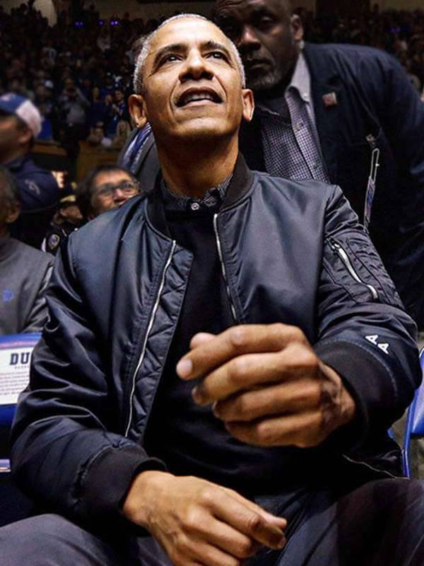 Barack Obama Bomber Jacket | Fortune Jackets