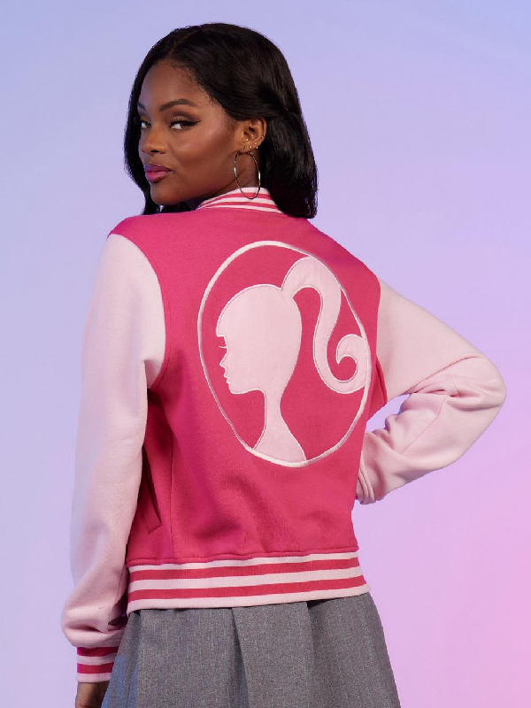 Barbie 2023 Varsity Jacket – Pink