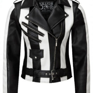 Beetlejuice Biker Leather Jacket