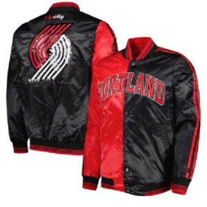 NBA Team Portland Trail Blazers Starter Fast Break Varsity Jacket