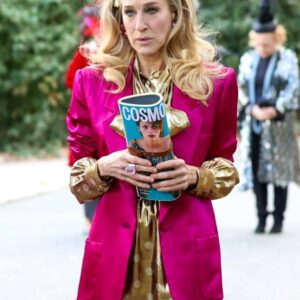 Sarah Jessica Parker And Just Like That Season 02 Pink Blazer