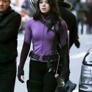 Hawkeye Kate Bishop Purple Leather Jacket