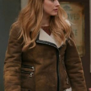 Melinda Monroe Virgin River Shearling Leather Jacket