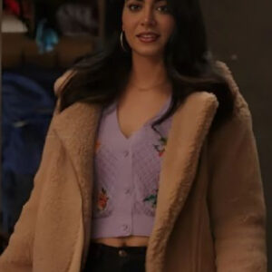 With Love S02 Lily Diaz Brown Jacket