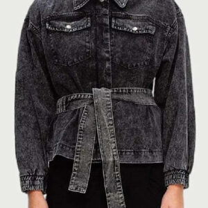 Shining Vale Courteney Cox Black Denim Jacket