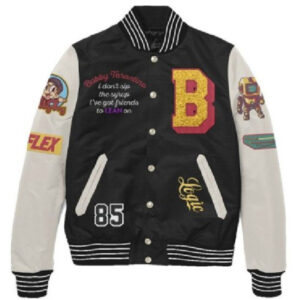 Bobby Tarantino Letterman Black Varsity Jacket