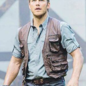 Chris Pratt Jurassic World Brown Vest