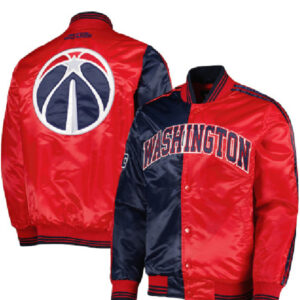 Washington Wizards Starter NBA Team Fast Break Varsity Jacket