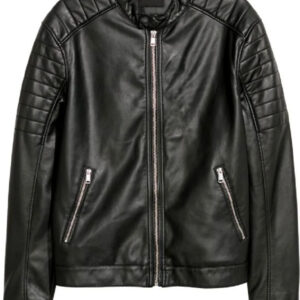 13 Reasons Why Gabrielle Haugh Black Leather Jacket
