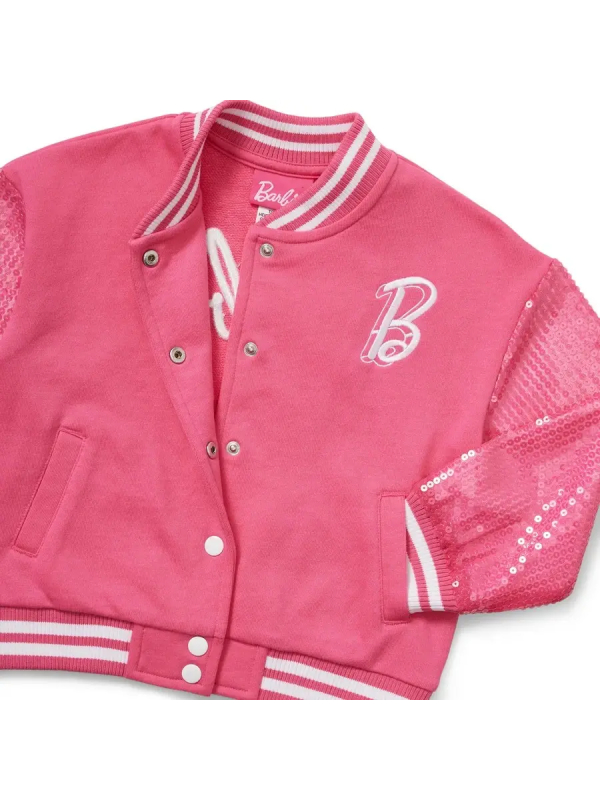 Barbie 2023 Sequin Wool Varsity Jacket