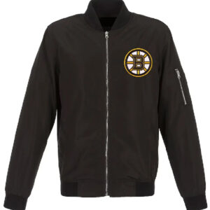 Boston Bruins Black Lightweight Nylon Jacket