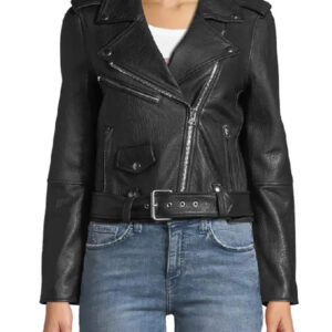 Charmed Melonie Diaz Leather Black Jacket