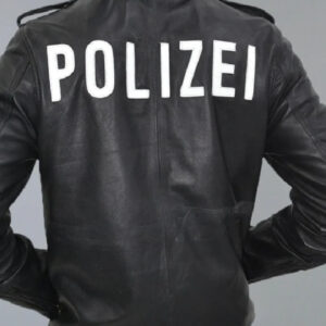 Deutsch Polizei Leather Jacket