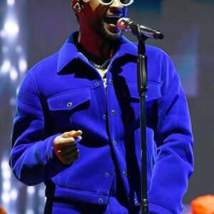 Dreamville Festival Usher Blue Wool Jacket