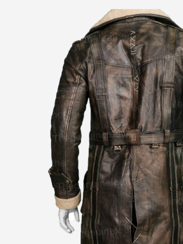 Elder Maxson Fallout 4 Battle Long Leather Jacket Coat