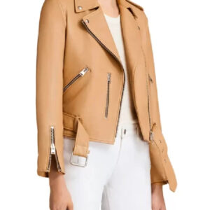 Fbi Most Wanted Roxy Sternberg Tan Leather Jacket