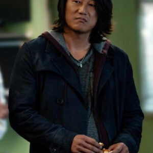 Fast X 2023 Sung Kang Black Trench Coat