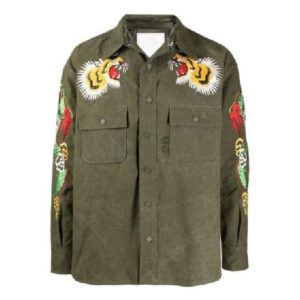 Fast X 2023 Tej Parker Green Embroidered Jacket