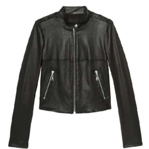 General Hospital Maura West Black Leather Jacket