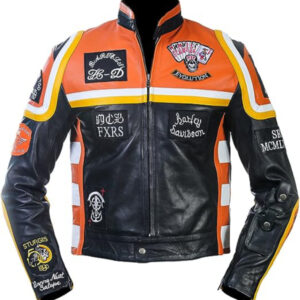 Harley Davidson And Marlboro Man Mickey Rourke Jacket