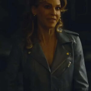 Hilary Swank Ordinary Angels 2023 Leather Jacket