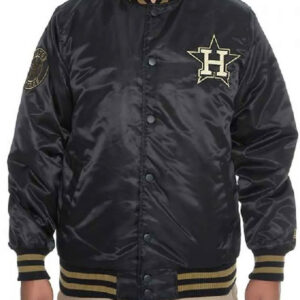 Houston Astros Black Gold Jacket 2