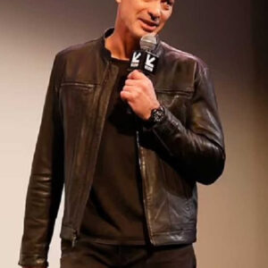 John Wick 4 Sxsw 2023 Chad Stahelski Black Leather Jacket