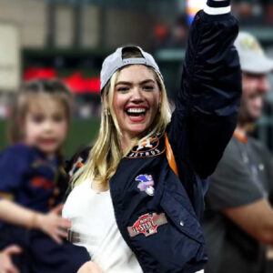 Kate Upton Houston Astros Blue Bomber Jacket