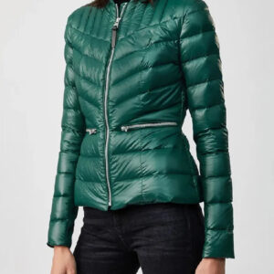 Kelsey Weier The Bachelor Green Puffer Jacket