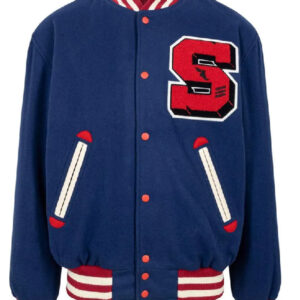 Stadium Team Navy Varsity Wool Jacket