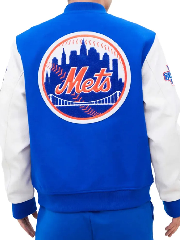 NY Mets Home Town Wool Varsity Jacket