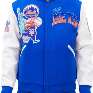 NY Mets Home Town Wool Varsity Jacket