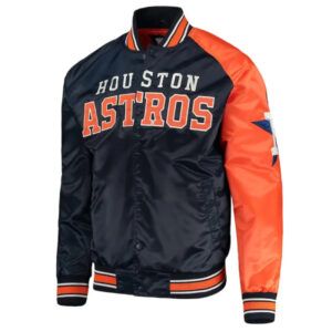 Navy Orange Houston Astros Dugout Spring Training Jacket