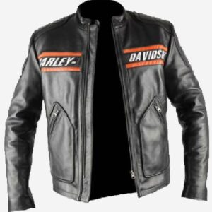 Bill Goldberg Wwe Harley Davidson Vintage Biker Leather Jacket