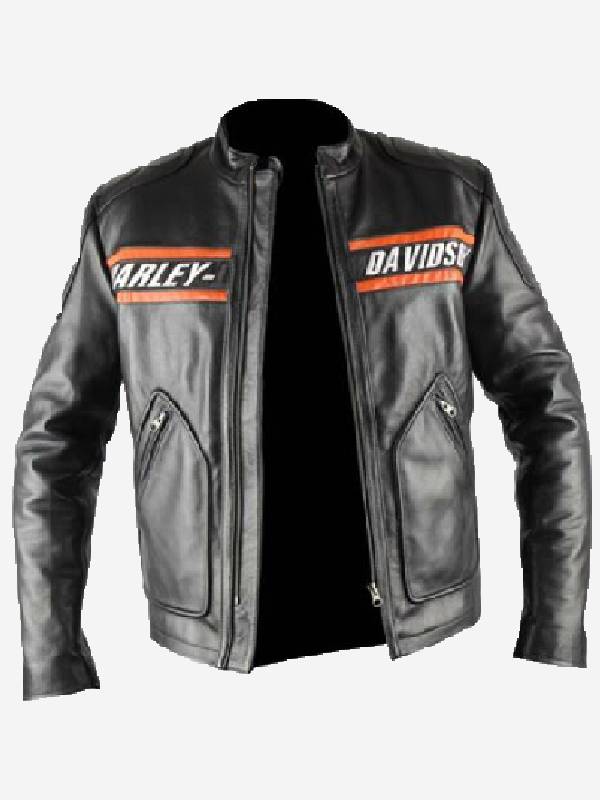Bill Goldberg WWE Harley Davidson Vintage Biker Leather Jacket