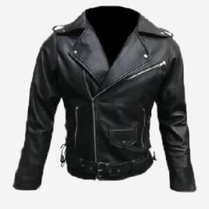 Fallout 4 Atom Cats Biker Black Leather Jacket