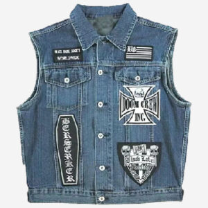 Black Label Society Blue Denim Vest