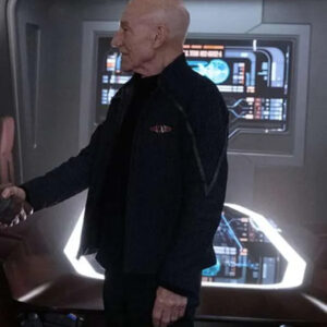 Jean Luc Picard Star Trek Picard S03 Black Jacket