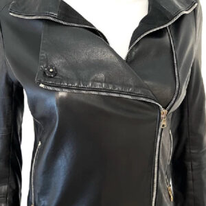 New York Swift Black Leather Jacket